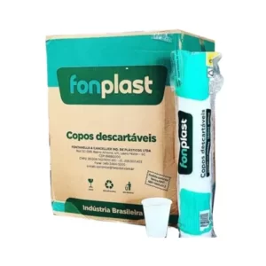 COPO DESCARTAVEL BRANCO 50ML 1X100 UNIDADES FONPLAST - 1X1