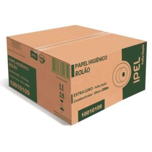 PAPEL HIGIÊNICO BOBINA FOLHA SIMPLES IPEL